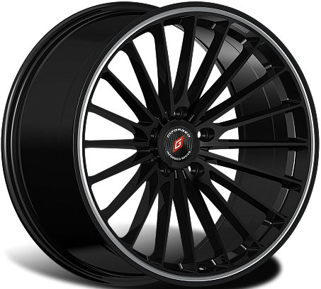Inforged IFG36 matt black undercut lip