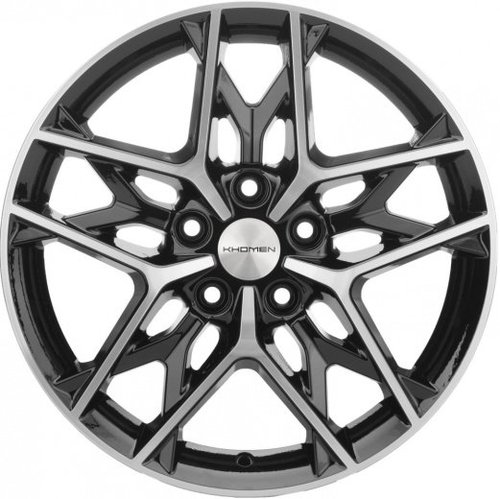 Khomen Wheels KHW1709 (Octavia) black-FP