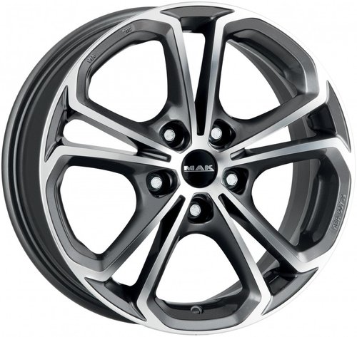 MAK Hessen gun metallic mirror