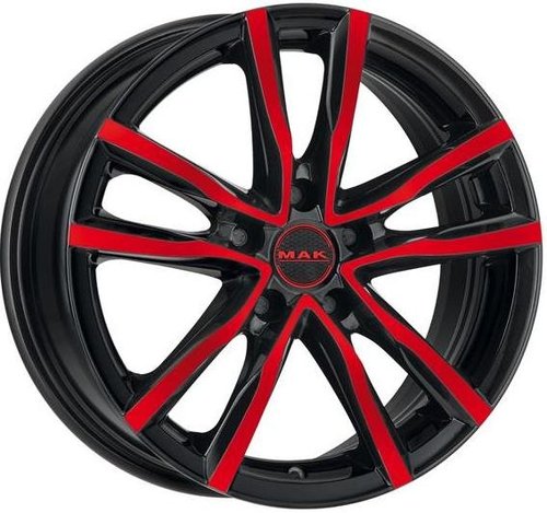 MAK Milano black and red
