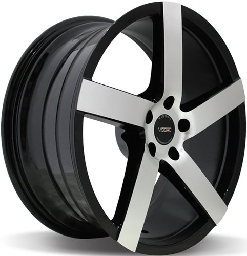 Vissol V-080L black with machined face