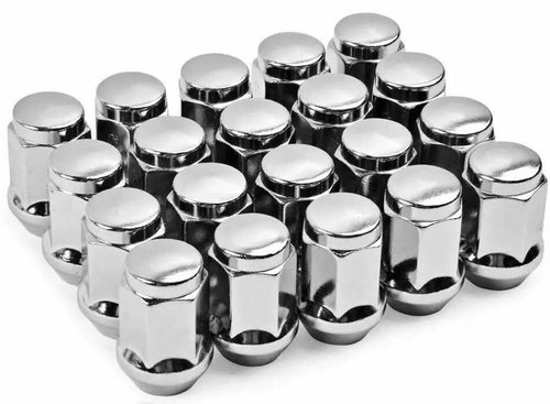 Гайка AZL 12x1.5 30 мм конус ключ 19 хром хром